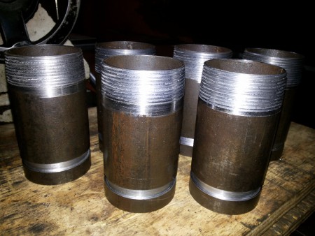 CAÑERIA CON HILO NPT Y  RANURA ACOPLE VITAULIC